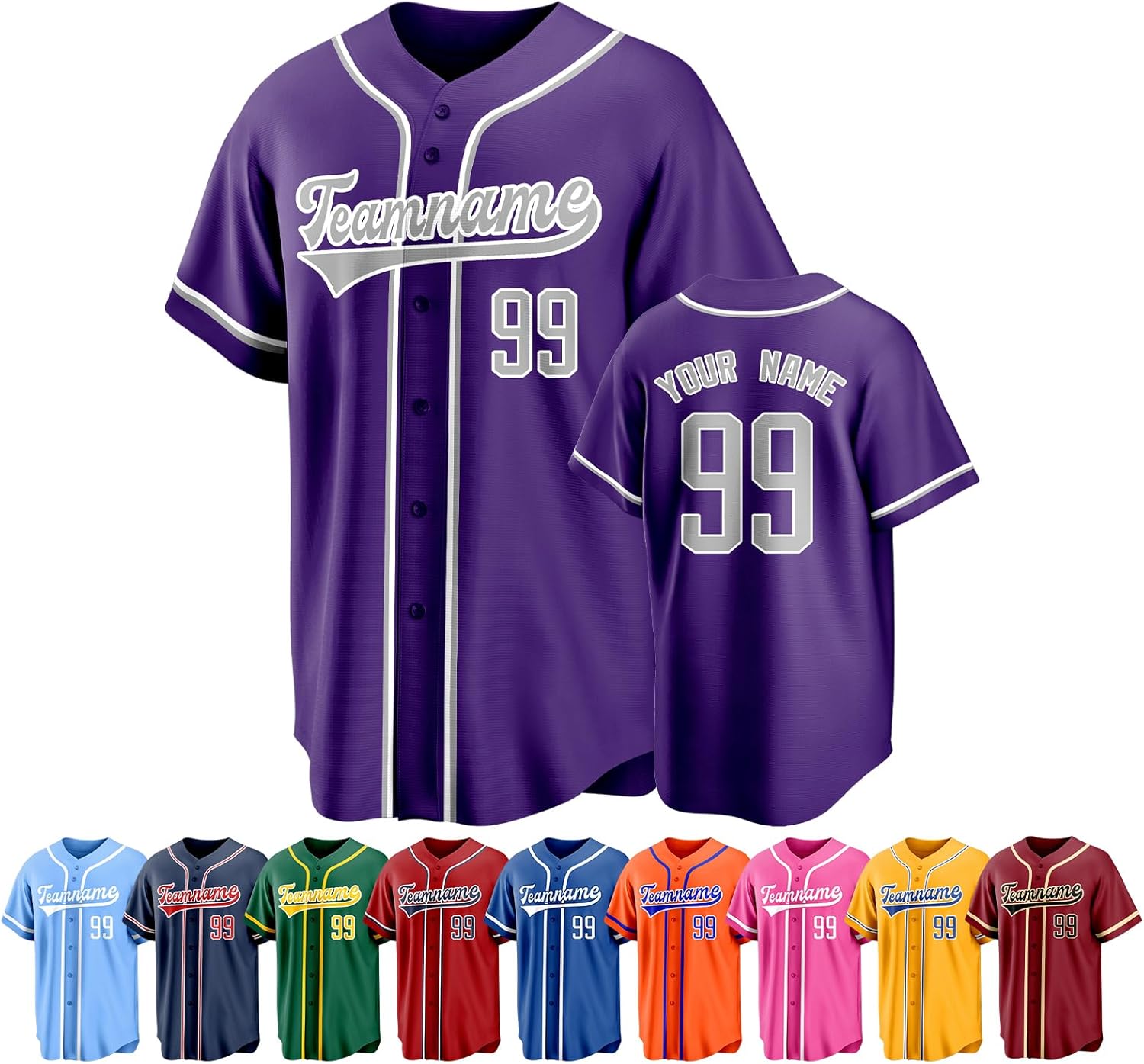 XZJGXML Custom Baseball Jersey Personalized Uniform Shirts